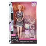 Кукла тип модель, с аксесс. в ассорт. коробка 01345