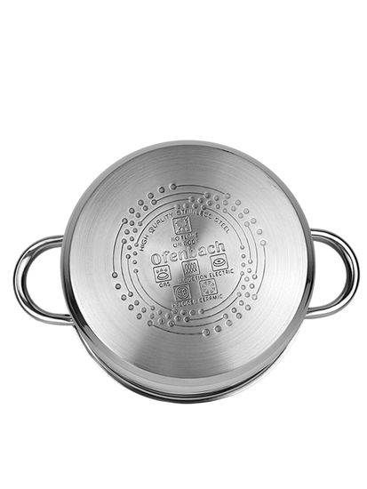Кастрюля 3 л. из нержавеющей стали Ofenbach NB 100525 с крышкой