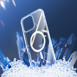 Усиленный прозрачный чехол с поддержкой MagSafe от Dux Ducis для iPhone 16 Pro Max, серия Clin Mag Series Case