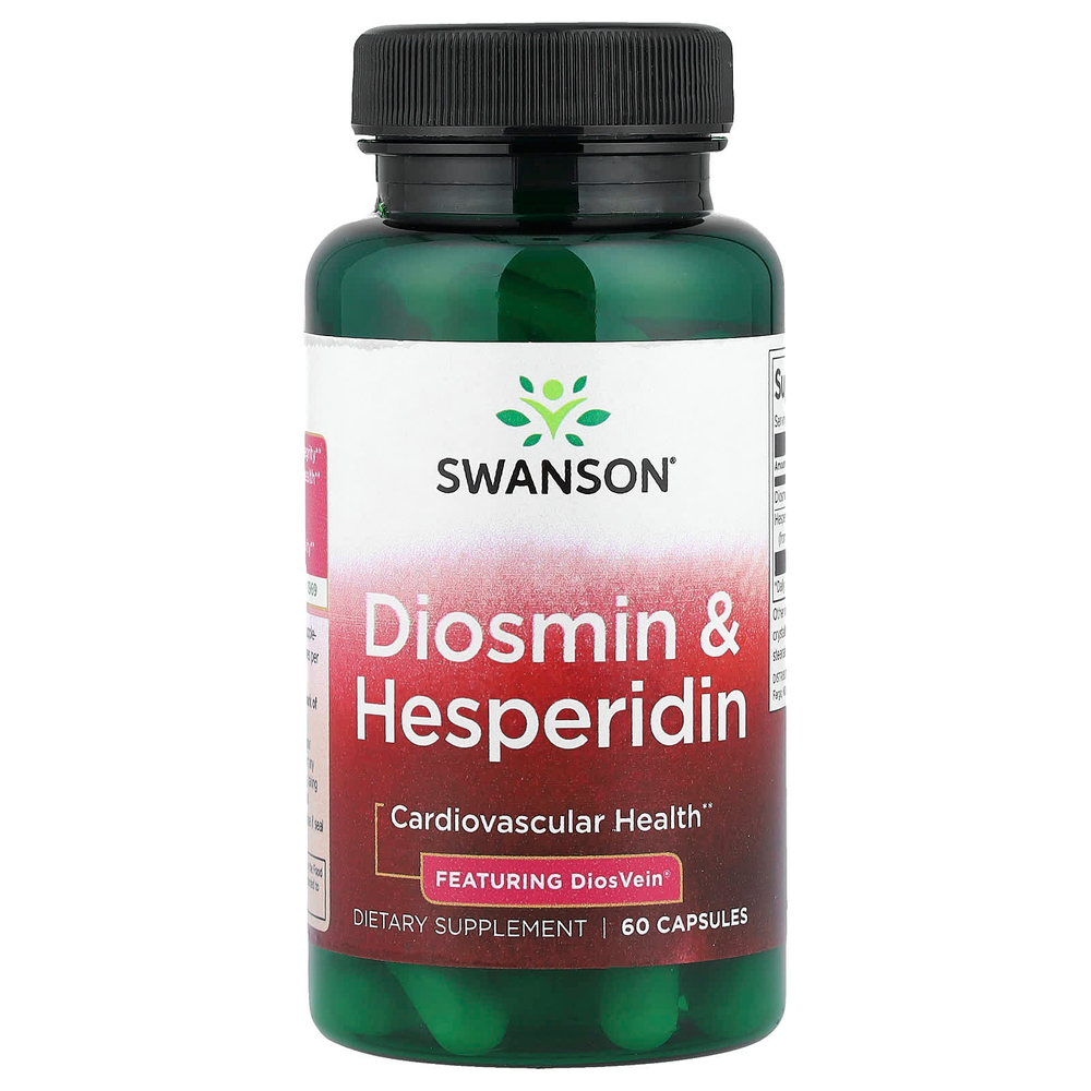 Swanson Vitamins, Диосмин и гесперидин, 60 капсул