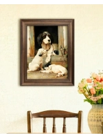 Картина интерьерная на холсте в раме 25*31 см