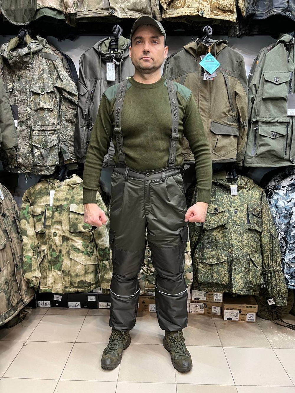 Костюм демисезонный Барс СКАЛА Таслан — утеплённый, хаки светлый