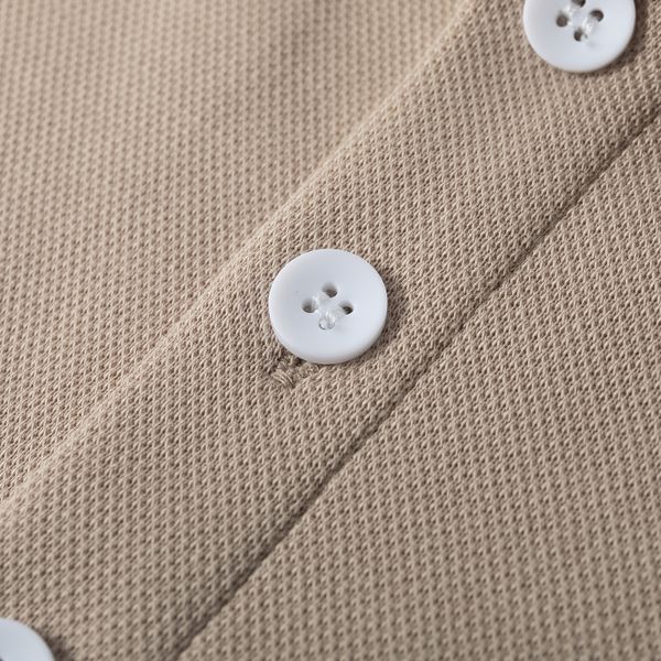 Поло темно-песочный/ темно-серый - фото 8