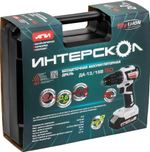 Дрель-шуруповерт аккумуляторная Интерскол ДА-13/18В 50 (АПИ) кейс 18В 50Нм (бесщеточн) 2акк*2.0а/ч (776.2.2.70)