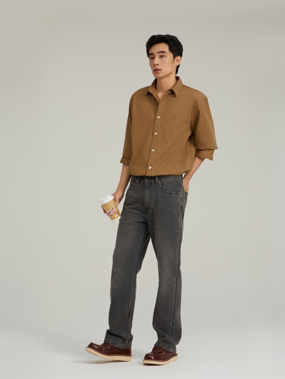 Мужские свободные прямые джинсы Levi's 565 Loose Straight A7221-0006