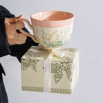 Кофейная чашка с крышкой-блюдце