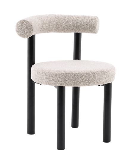 Стул обеденный Tomo бежевый букле