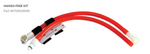 Набор для гидропака Leatt Helmet Hands Free Kit (Red, 2024 (700034040))