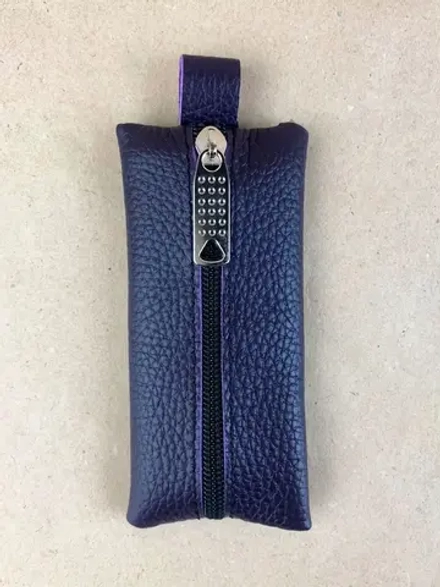 Ключница карманная кожаная