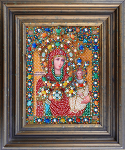 И-21а Набор для вышивания хрустальными камнями Богородица "Смоленская"