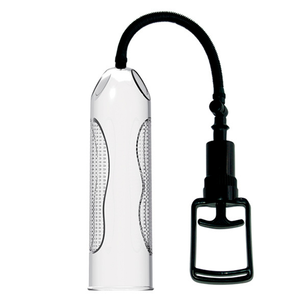 Мужская помпа 24,5см со вставкой в виде вагины Baile Pump BM-010066A