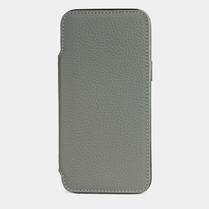 Чехол кожаный Benoit для iPhone 12/12Pro Max серого цвета