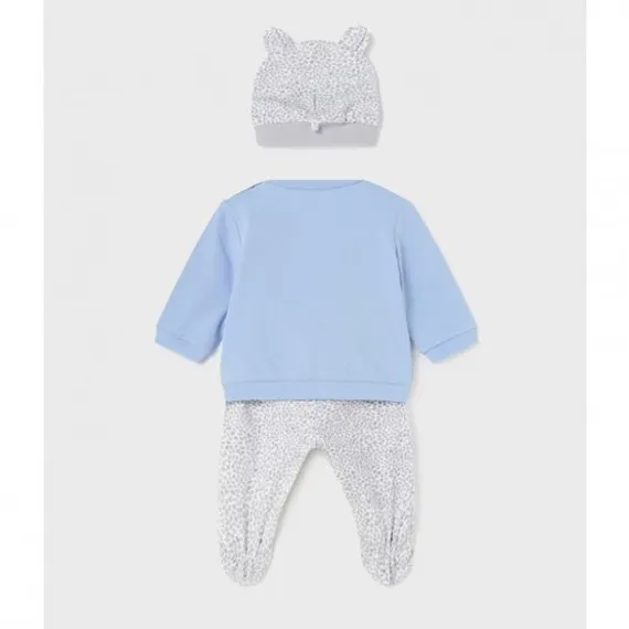 Комплект для мальчика Mayoral Newborn Жираф Светло-голубой