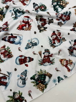 Снеговики в клетку