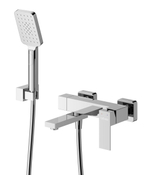 Смеситель CEZARES SLIDER-VD-01 для ванны и душа с поворотным изливом, с ручным душем, шлангом и держателем