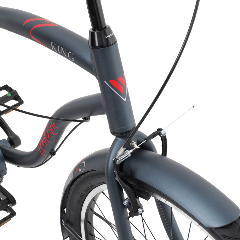 Комфортный велосипед Welt King Al 3 (2024)