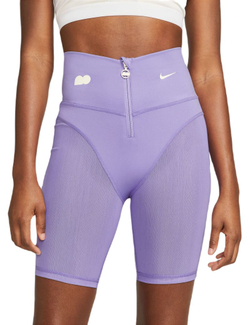 Женские теннисные шорты Nike Naomi Osaka Shorts - space purple/coconut milk
