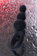 Набор чёрных анальных цепочек Satisfyer Booty Call (Цвет: черный)