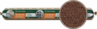 ISOCORK Однокомпонентный герметик из пробковой крошки и эластичного связующего ПГ14С500 цвет натуральный (жидкая пробка)