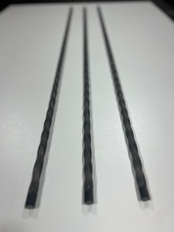 Кованый элемент балясина,торсион 1000мм, витой квадрат полнотелый 10х10мм