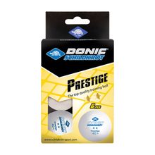 Мячики для н/тенниса DONIC PRESTIGE 2, 40+ 6 штук, белые