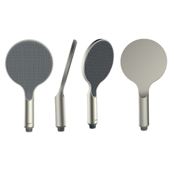 Bossini Apice душ ручной: Ø 140 мм с водорозеткой скрытого монтажа и держателем, шланг Cromolux 1500 мм 1/2 “F, цвет хром