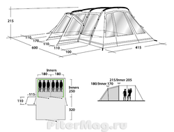 Палатка Outwell Montana 6 2017 [110576]