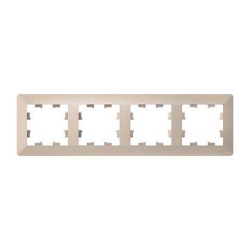 Рамка 4-м AtlasDesign Air песочн./дым. бел. SE ATN221204