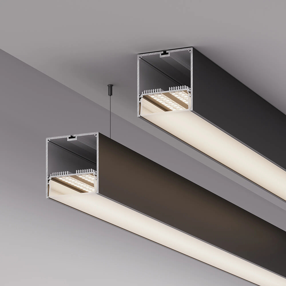 Профиль SL-LINE-7477-2000 BLACK (Arlight, Алюминий) 029939