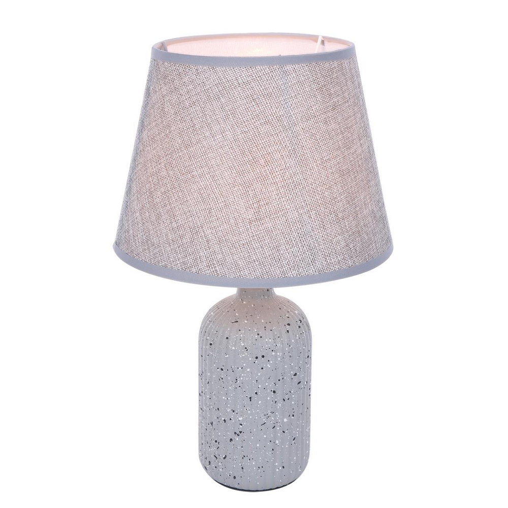 8216/1T CLASSI LN25 000 серый, керамика/текстиль Настольная лампа Е27 1*60W 220V FANNA