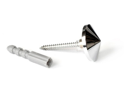 Держатель зеркала KL-559 CP хром 22Ф (конус)  /50