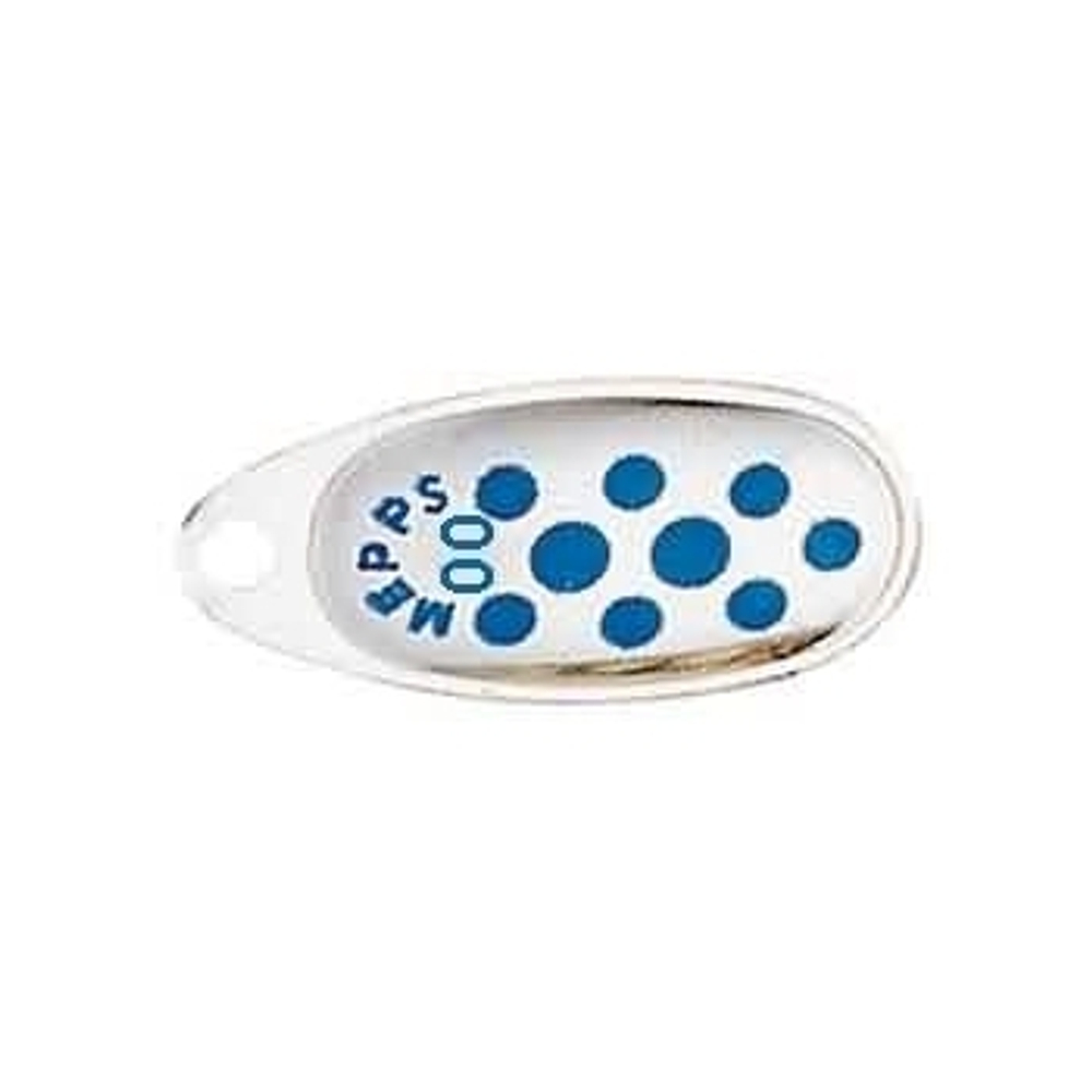 Блесна вращающаяся Mepps COMET PTS, 00, SILVER/Blue dots