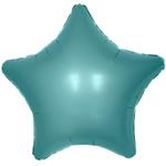 Шар фольгированный Звезда 46 см (Бирюзовый)