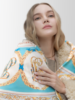 Платок «Императорский дом России» 100% шёлк