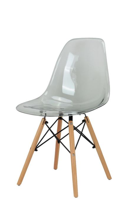 Стул Eames прозрачный серый Bradex Home FR 0045