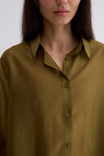 Рубашка Ветер из тенсела и хлопка