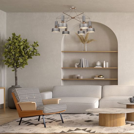 Подвесной светильник Maytoni MOD030PL-06GR