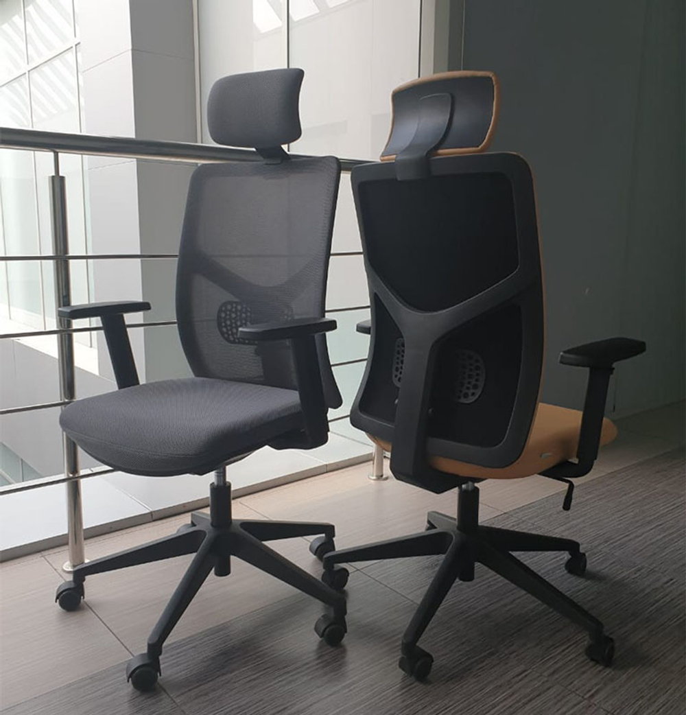 Delia кресло операторское со спинкой-сеткой на пятилучие