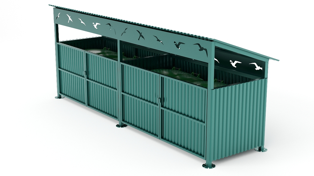 Контейнерная с воротами SK00118