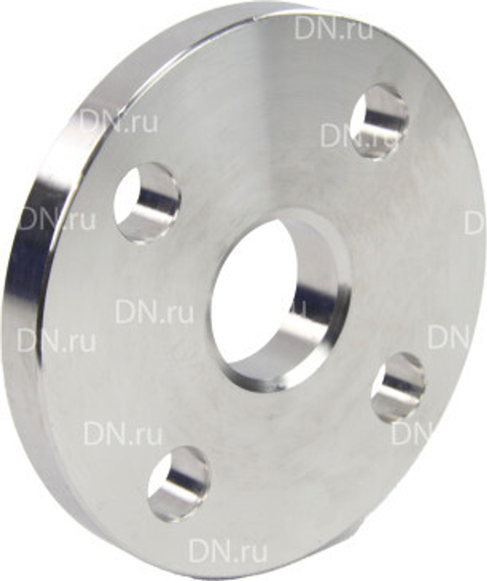 Flat flange Elephant pn16-01-1-b-12h18n10t, body material - stainless steel AISI 321