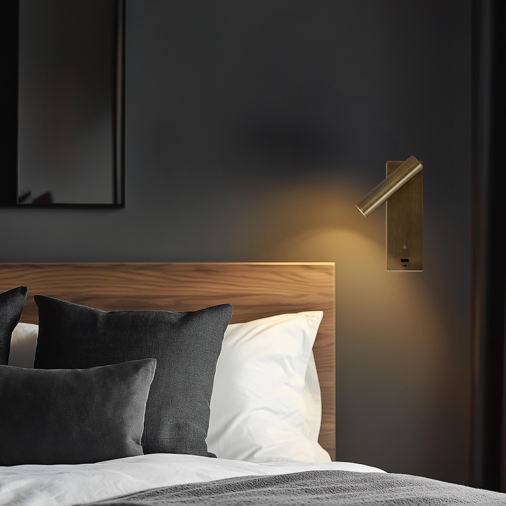 Citilux Декарт CL704433 LED USB Светильник с выключателем Бронза