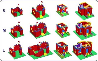 Архитектурный набор GB 5" на платформе L - 147x168 см