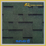 Гибкая черепица Ruflex Runa R-R-2 Тайга3 м2/упак.