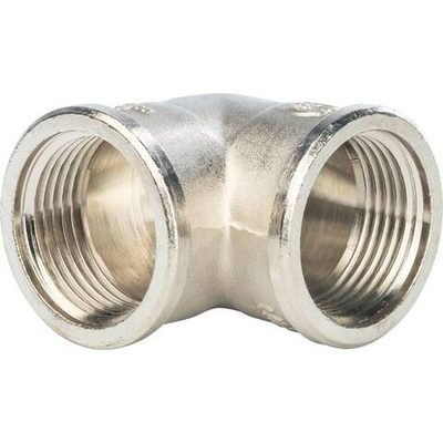 Угольник STOUT никелированный 1" ВР/ВР