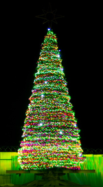 Гирлянда "Кристалл"  для уличных елок от 4 до 20 м высотой