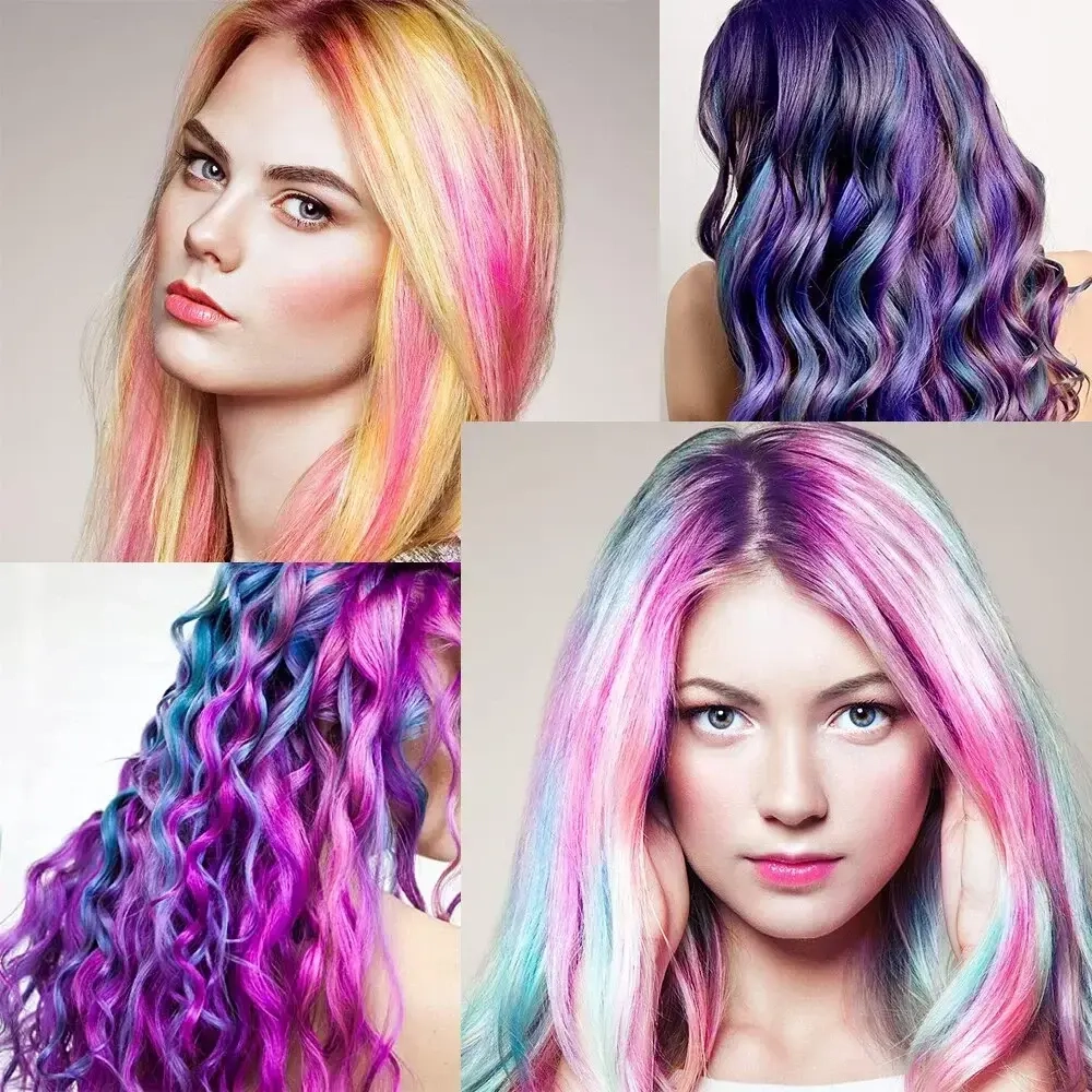 Шапочка силиконовая для мелирования волос «KLEVER», в комплекте с крючком, цвет розовый, 30*23см