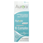 Aurora Nutrascience, Липосомальный комплекс витаминов группы B, 10 пакетиков по 20 мл (0,68 жидк. Унции)