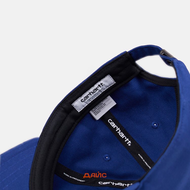 Кепка Carhartt WIP Canvas Script Cap артикул:I028876_blue - купить в магазине Дайс