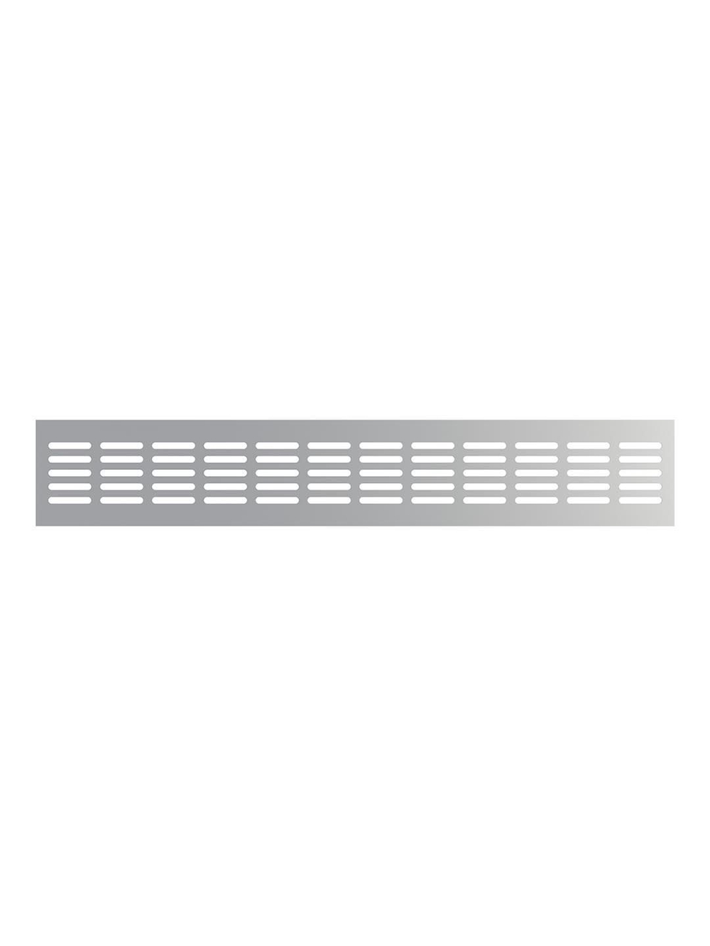Решетка вентиляционная DP AL переточная 480х80 алюминий Silver ERA