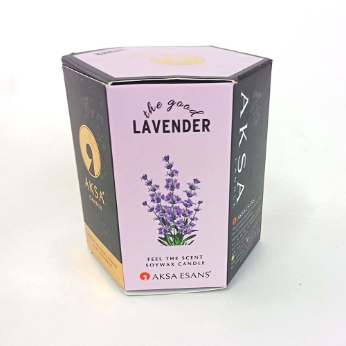 Свеча ароматическая лаванда Aksa